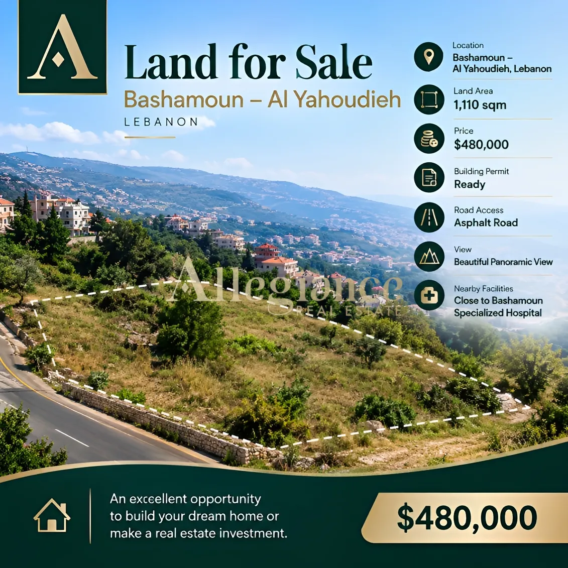 Residential Land for sale in Aley