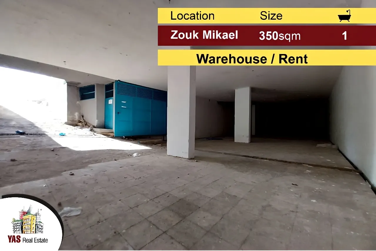 Warehouse for rent in Zouk Mikael