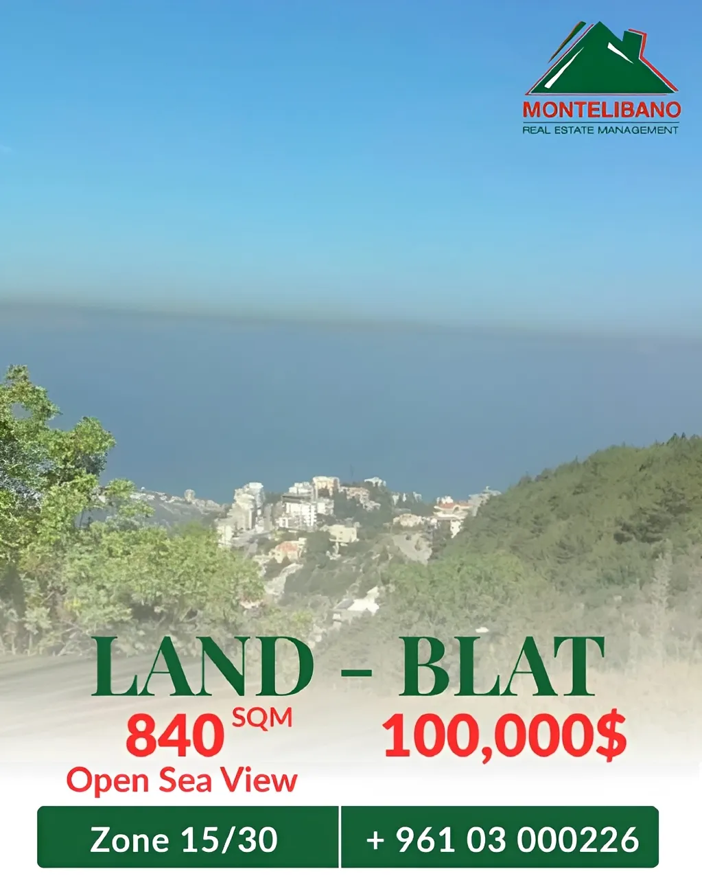 Residential Land for sale in Blat, Lebanon