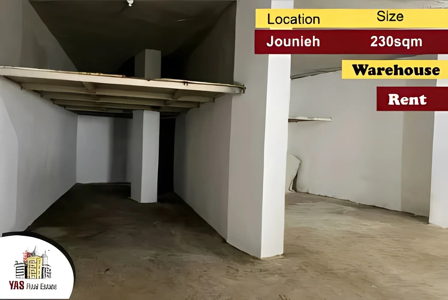 Warehouse for rent in Jounieh