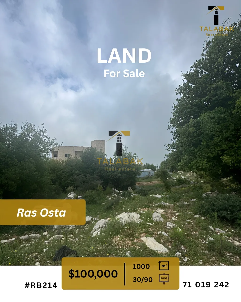 Residential Land for sale in Ras Osta, Lebanon