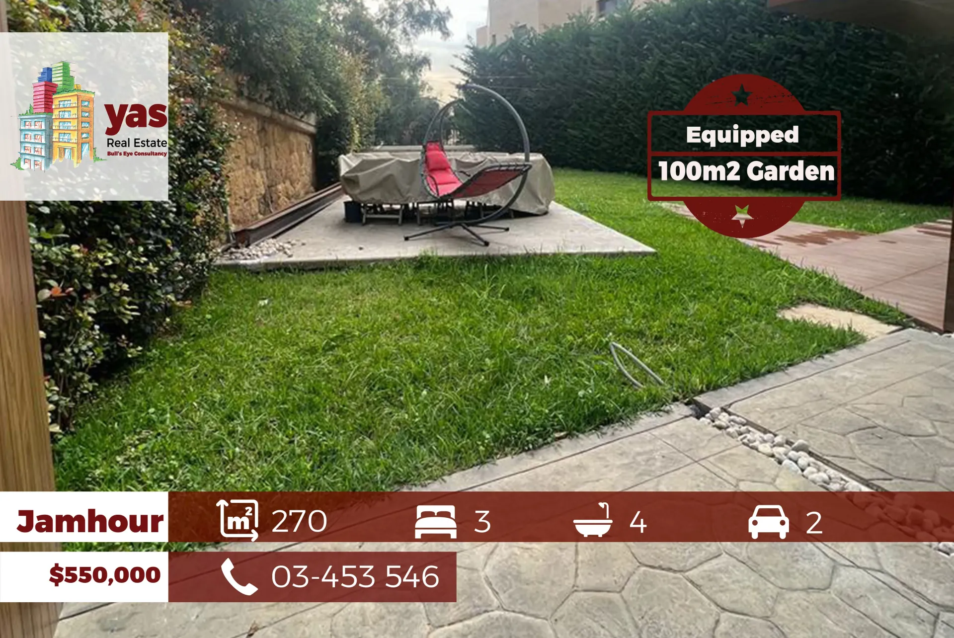 Apartment for Sale in Jamhour