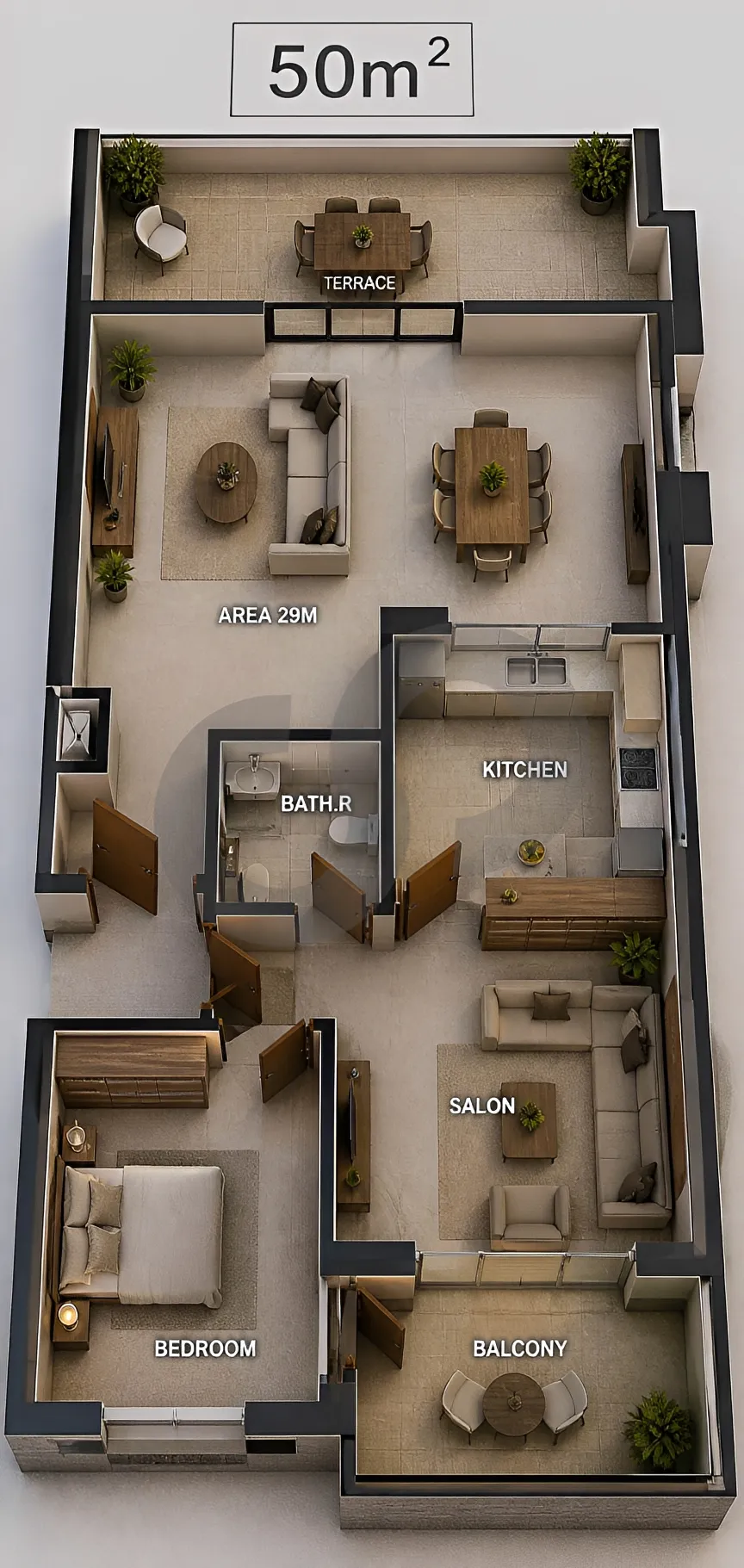 Apartment for Sale in Aaramoun