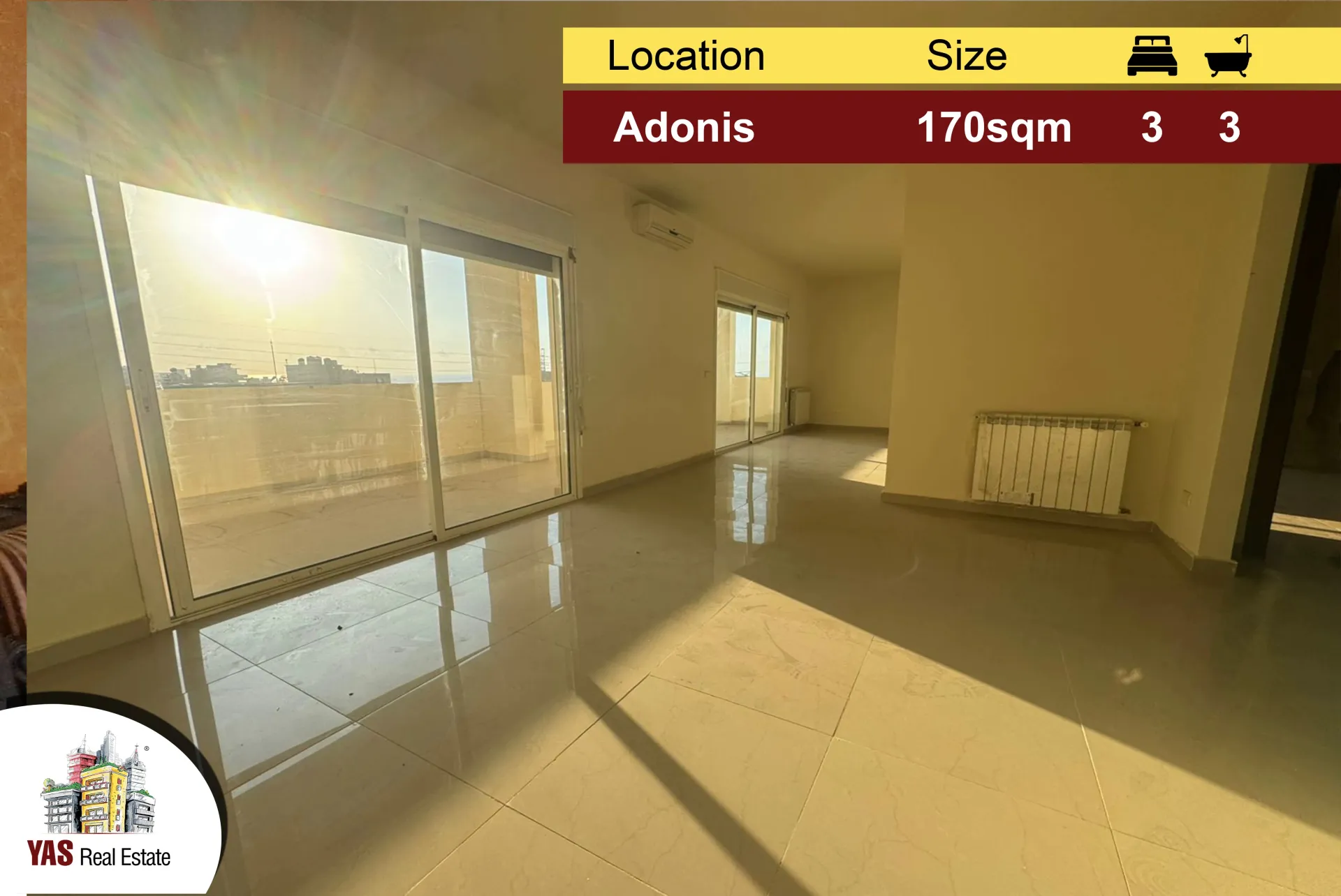 Apartment for Sale in Adonis - 3 bed, 3 bath