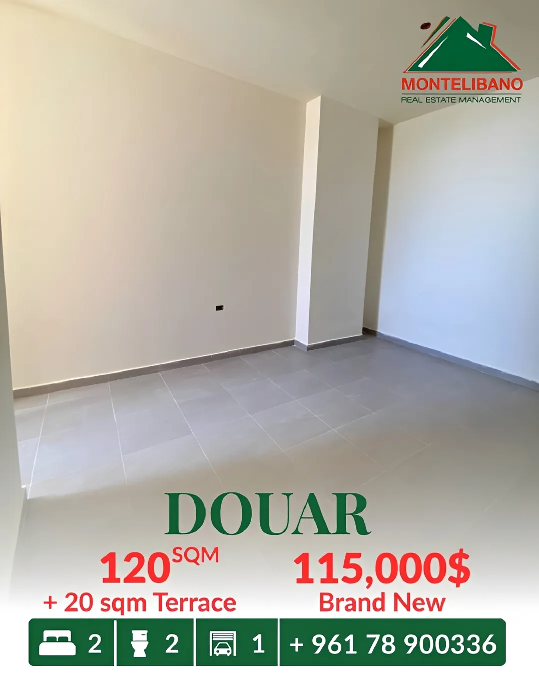 Apartment for sale in Douar