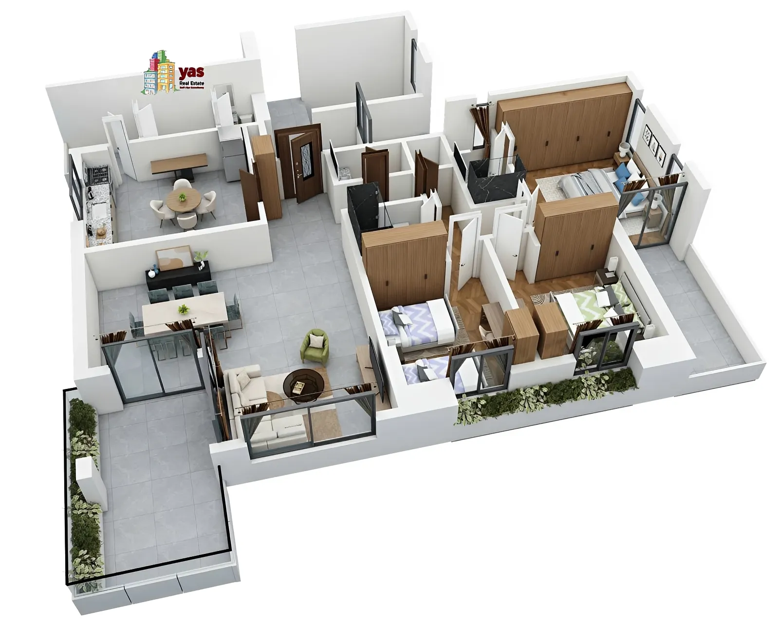 Apartment for Sale in Ajaltoun - 3 bed, 4 bath