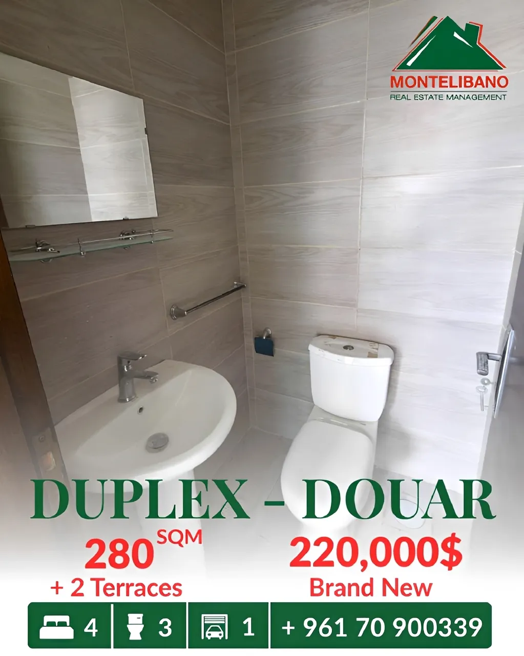 Apartment for sale in Douar, Lebanon