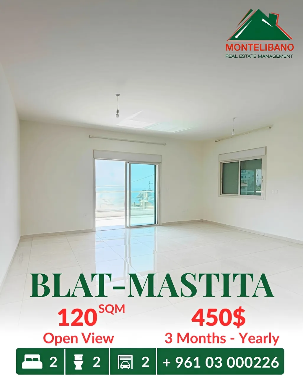 Apartment for rent in Blat
