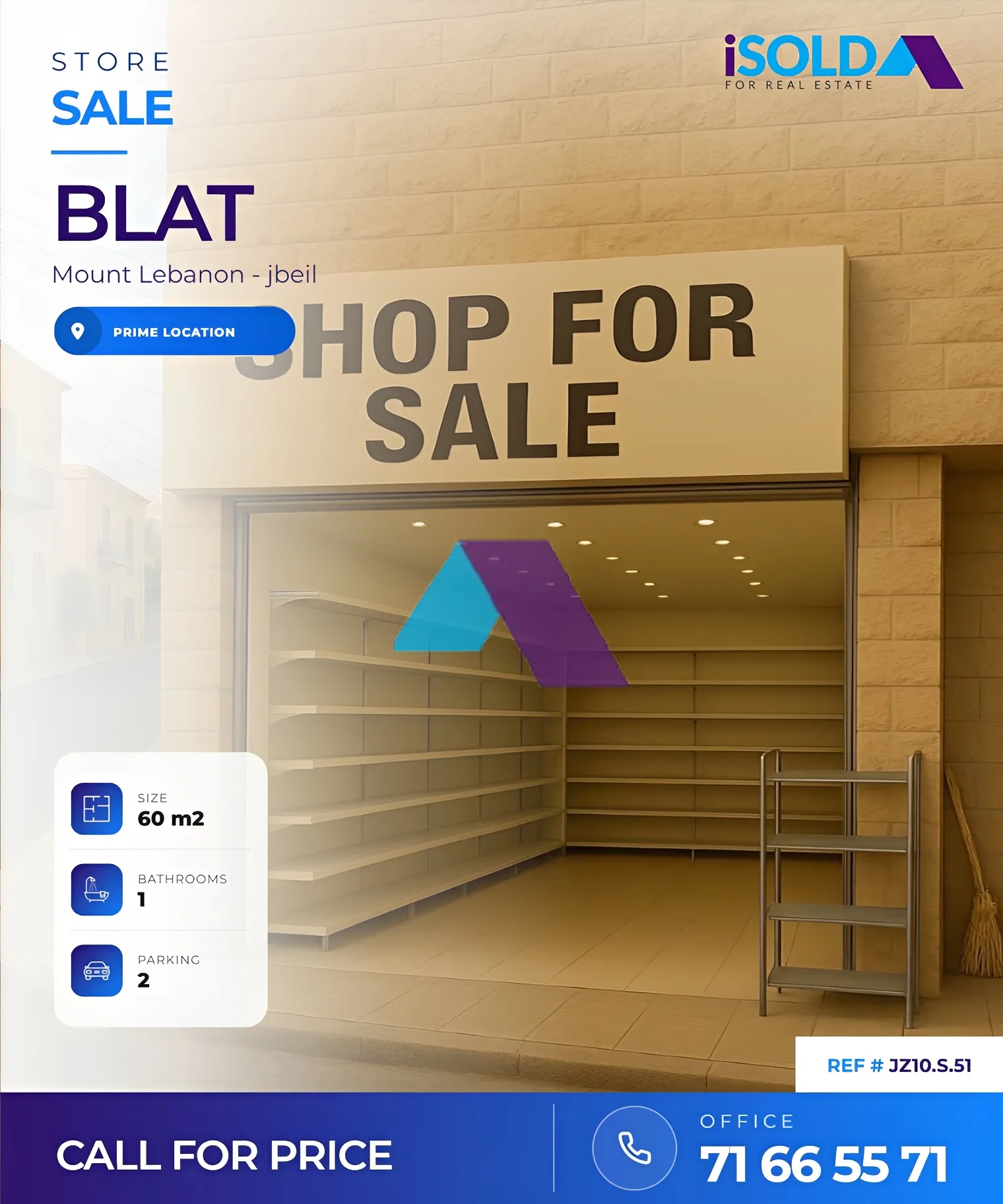 Shop for sale in Blat