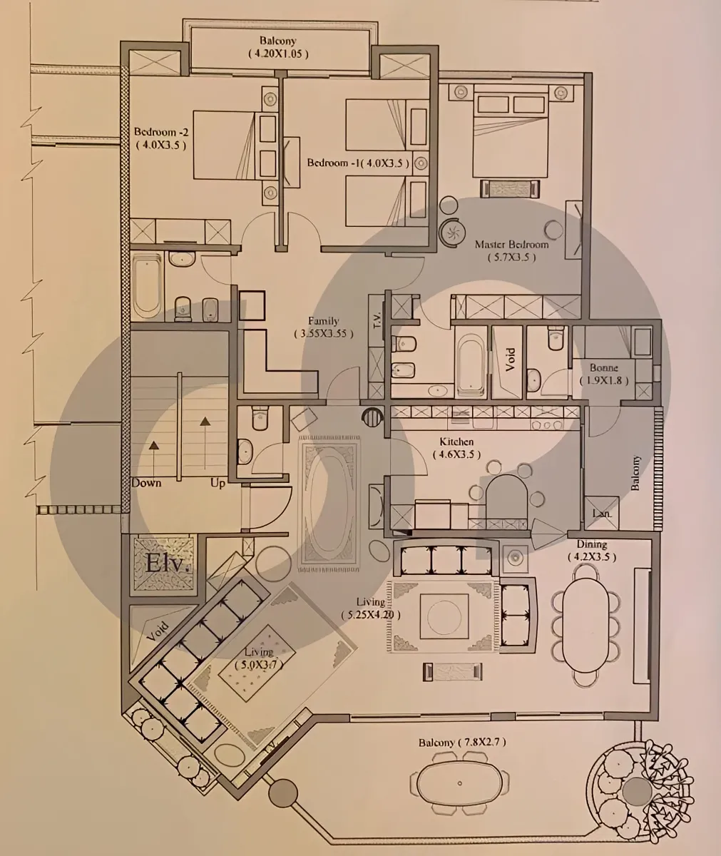 Apartment for Sale in Tallet El Khayyat, Bayrut, Lebanon - 3 bed, 3 bath