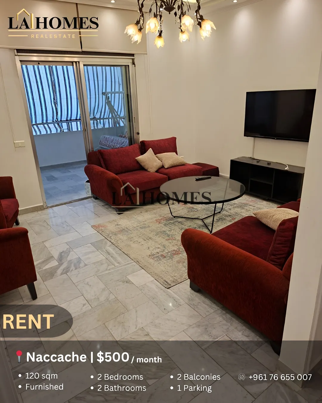 Apartment for rent in Naqqache, lebanon - 2 bed, 2.0 bath