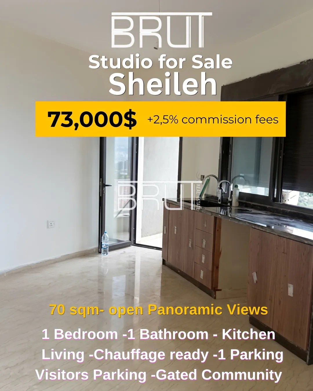 Studio for sale in Sehayleh, lebanon