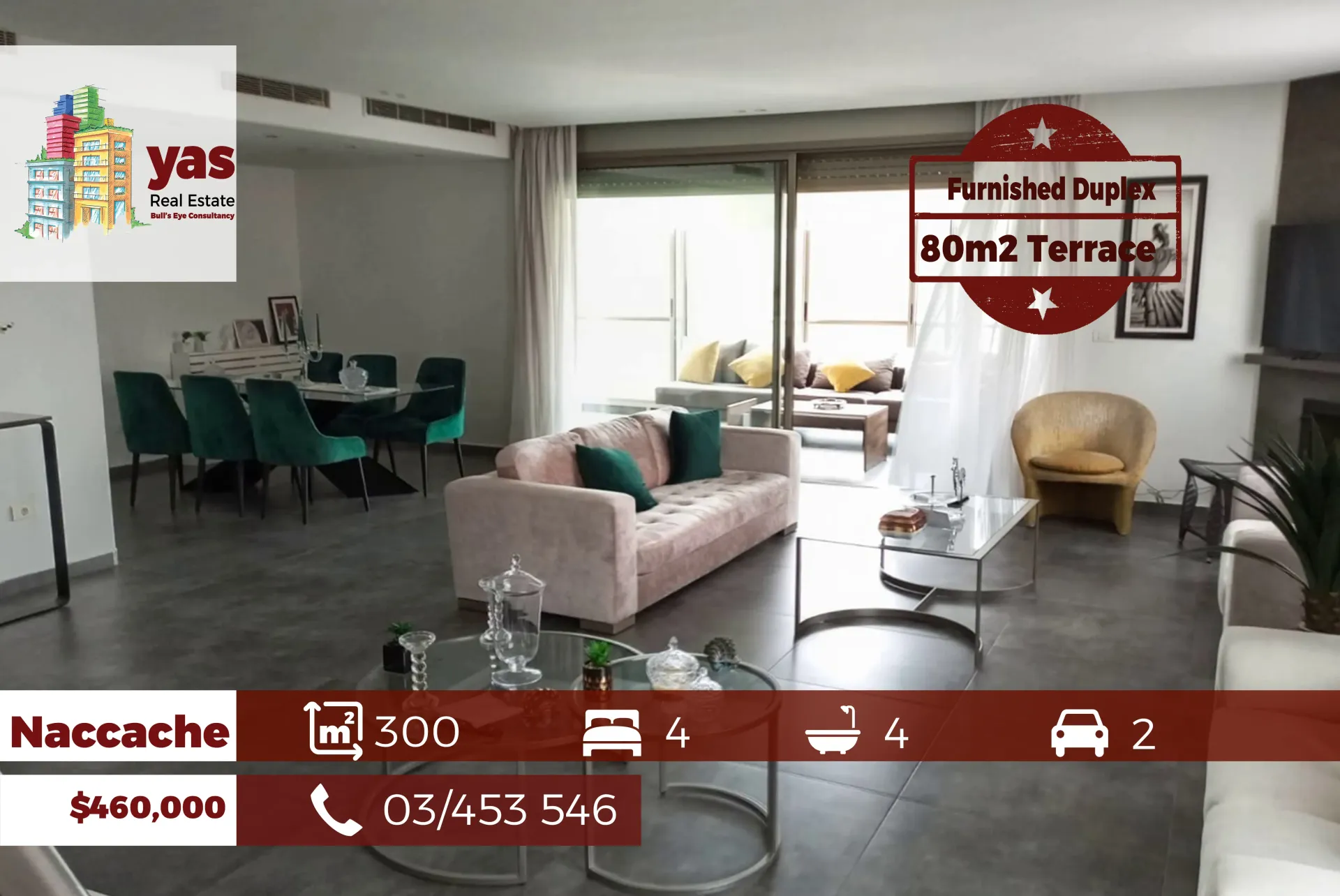 Apartment for Sale in Naqqach - 4 bed, 4 bath