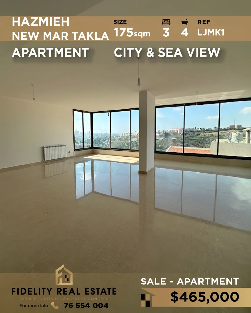 Apartment for sale in Hazmieh, Lebanon
