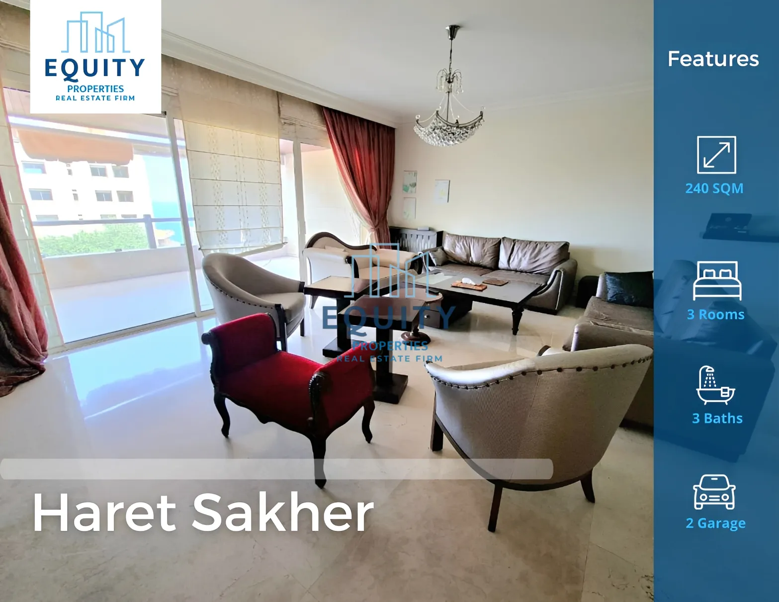 Apartment for rent in Haret Sakher, Lebanon