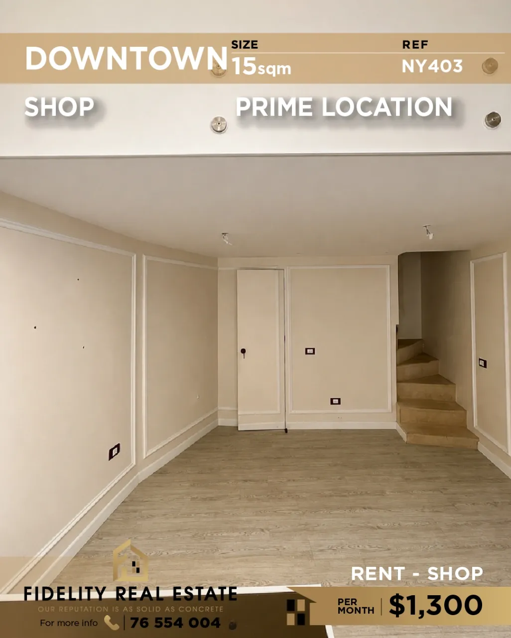 Shop for rent in Downtown, beirut, Lebanon
