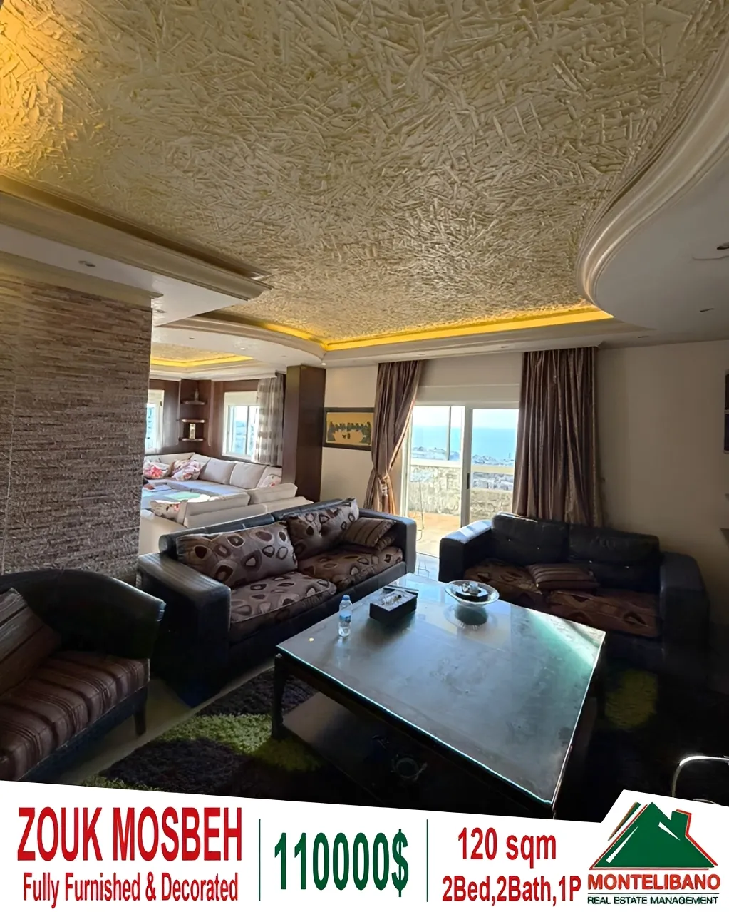 Apartment for sale in Zouk Mosbeh, Lebanon - 2 bed, 2 bath