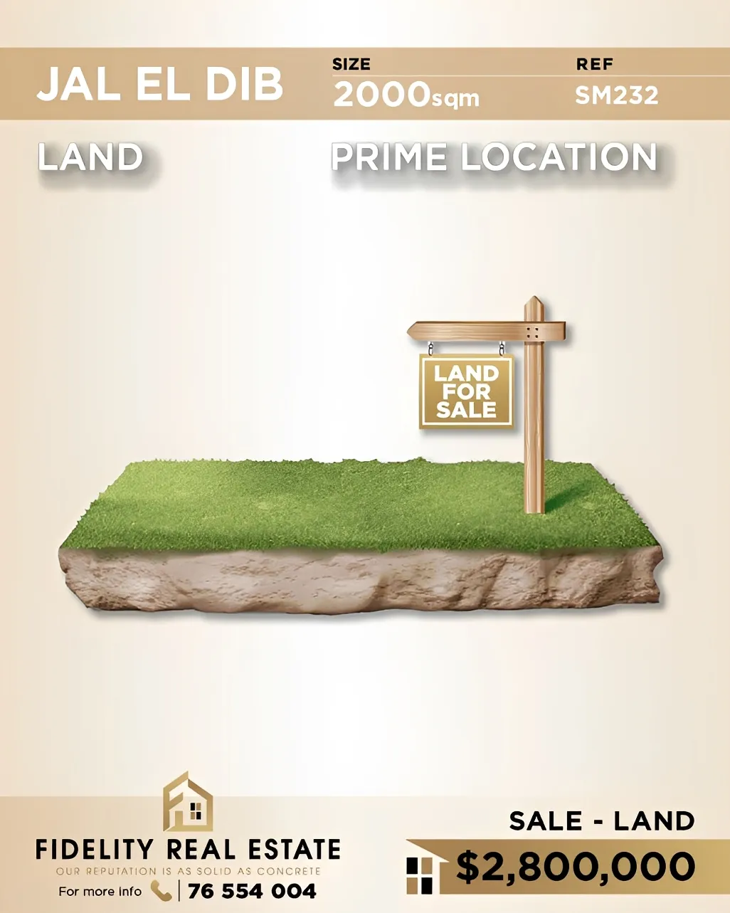 Residential Land for sale in Jal El Dib, Lebanon