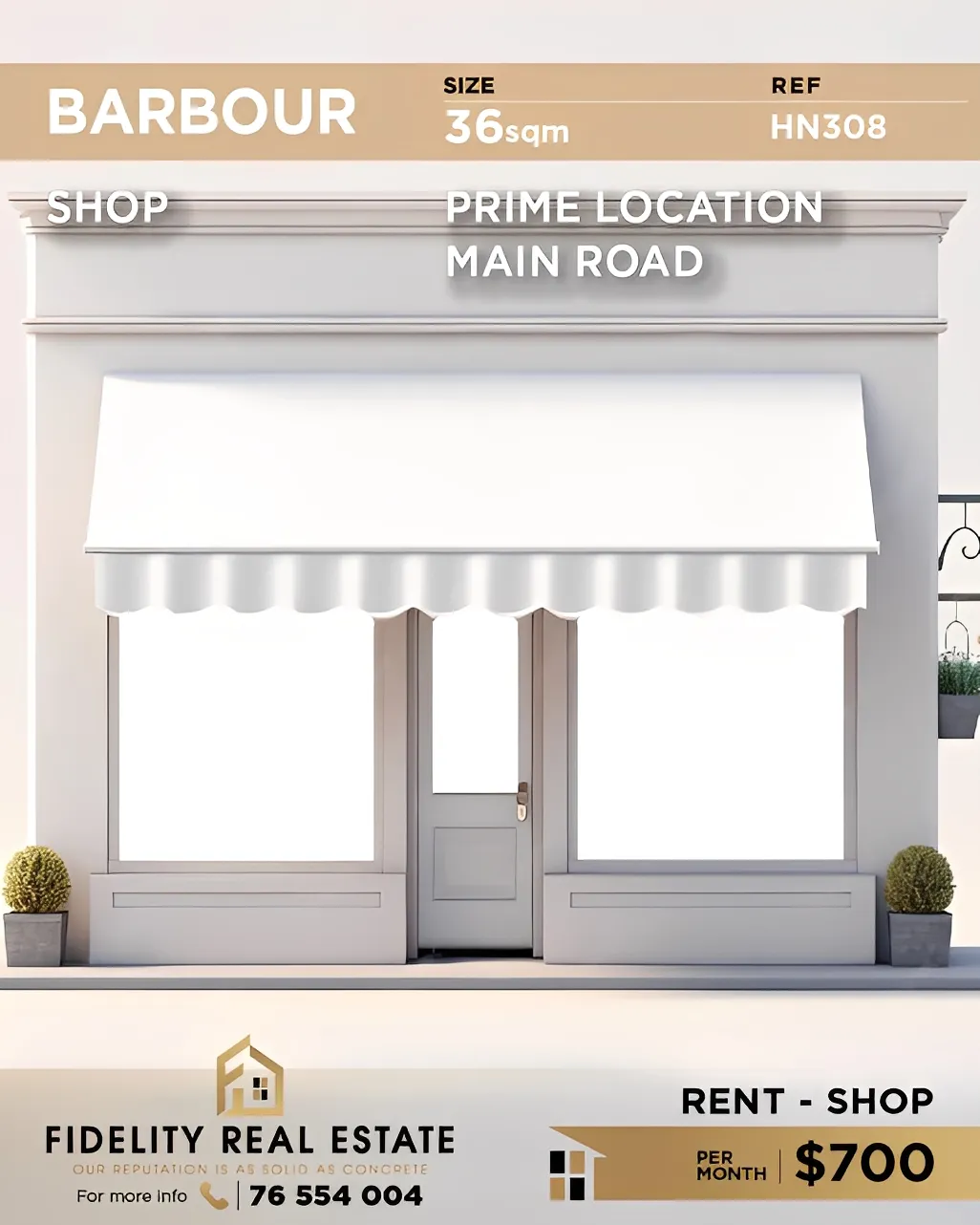 Shop for Rent in Barbour, Beirut