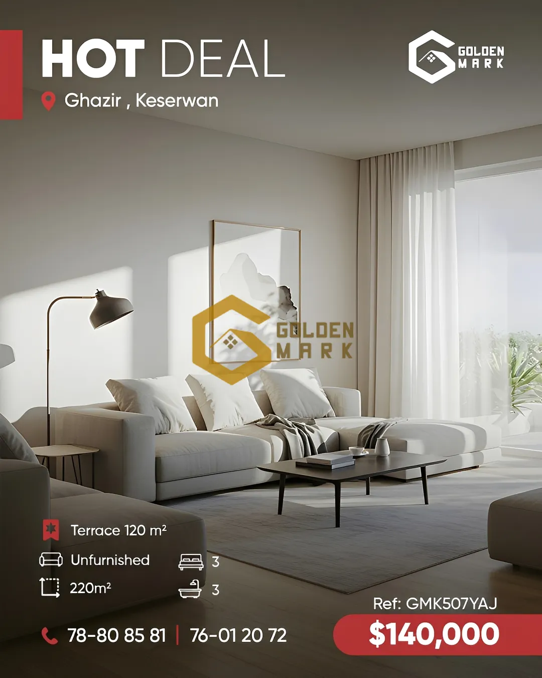 Apartment for Sale in Ghazir