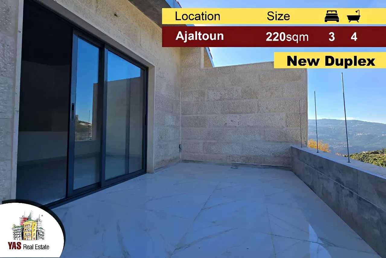 Apartment for Sale in Ajaltoun