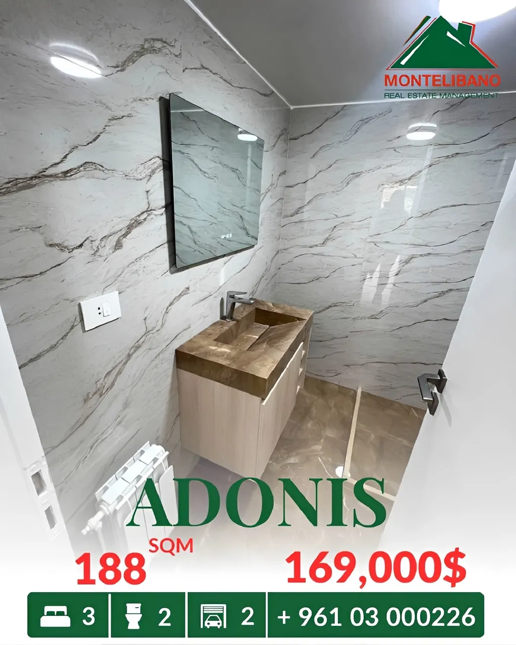Apartment for sale in Adonis, Lebanon