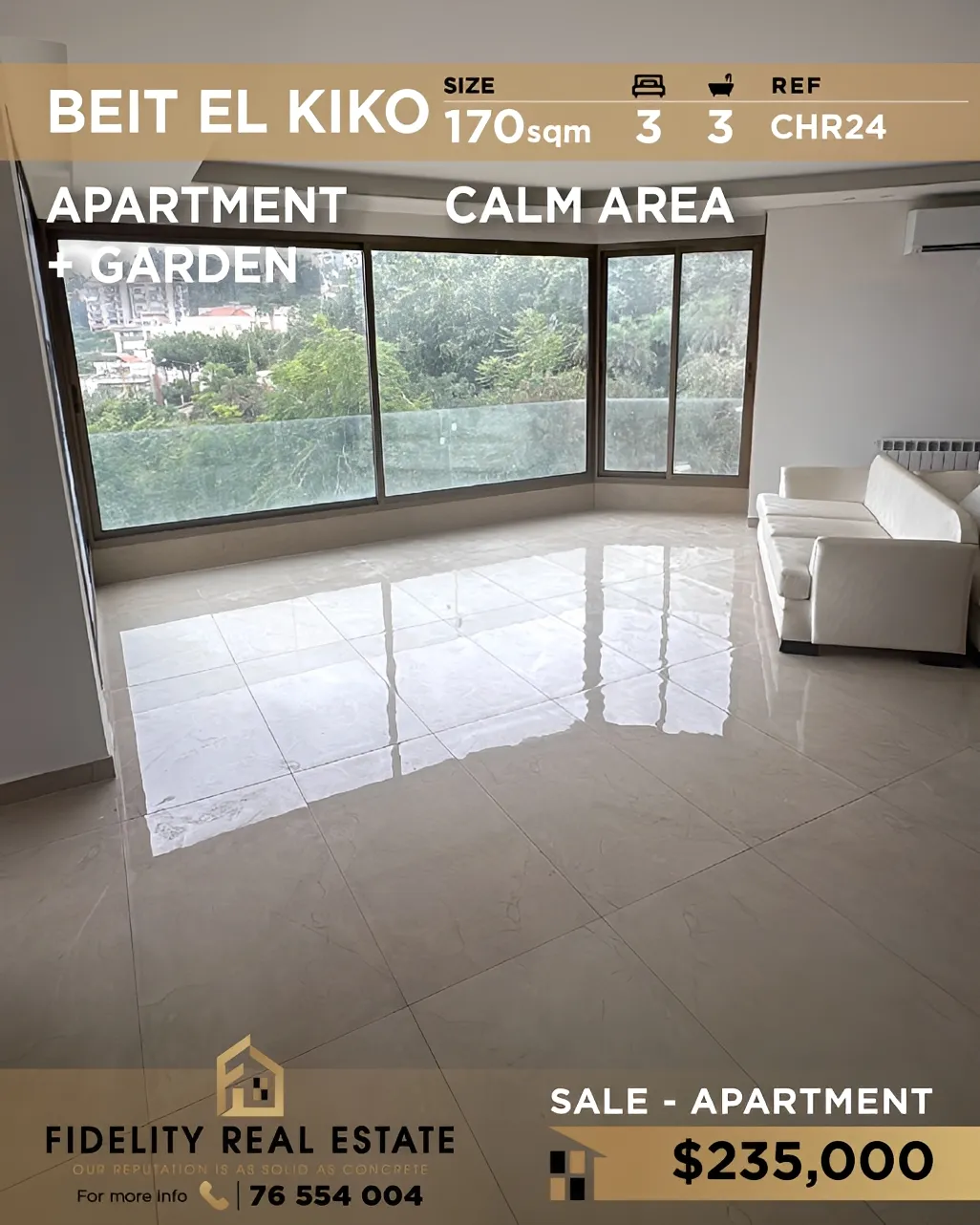 Apartment for sale in Beit El Kiko, Lebanon