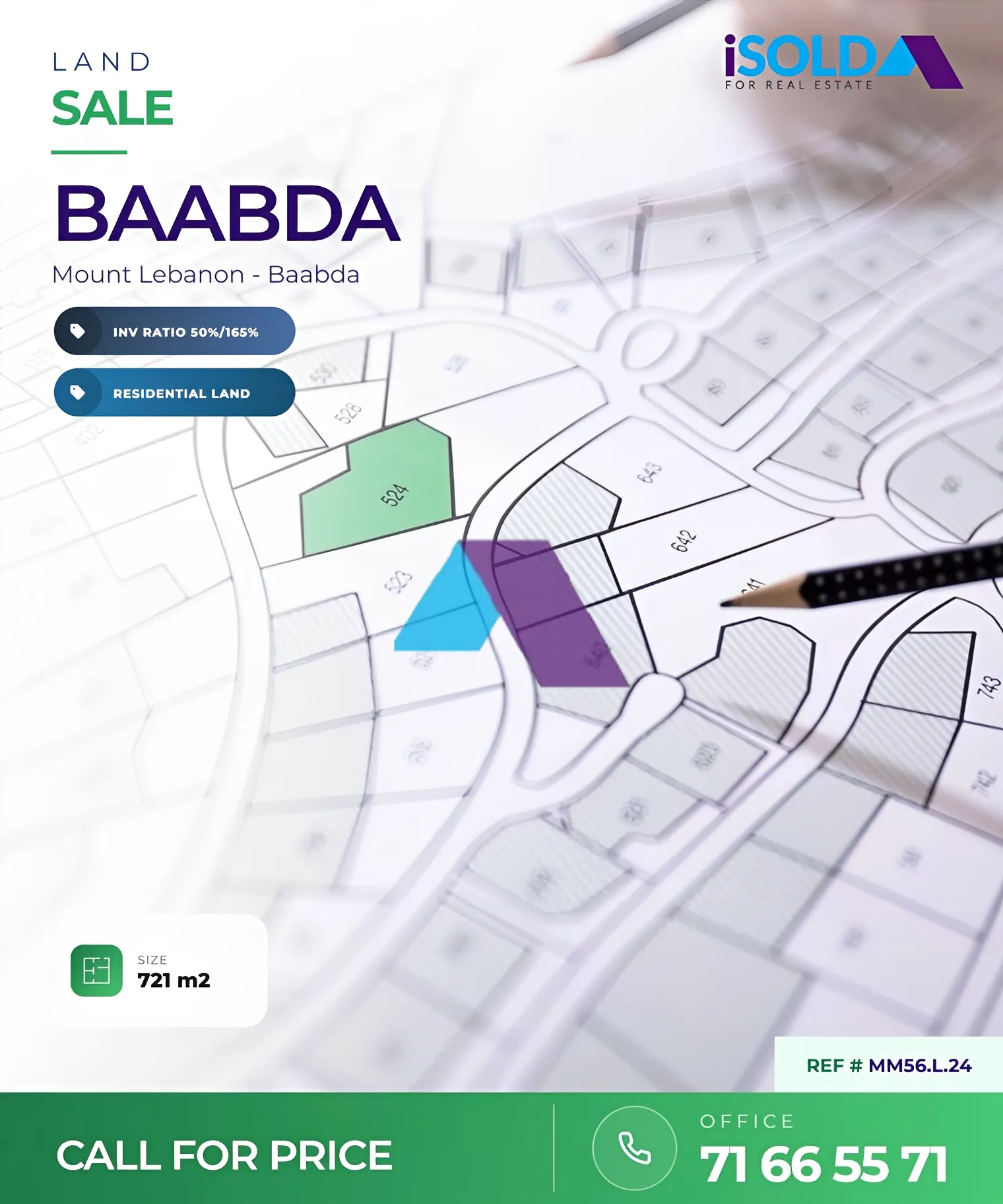 Residential Land for sale in Baabda