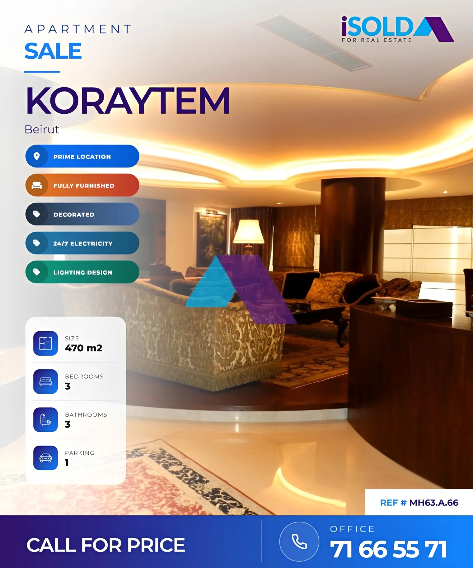 Apartment for sale in Kraytem