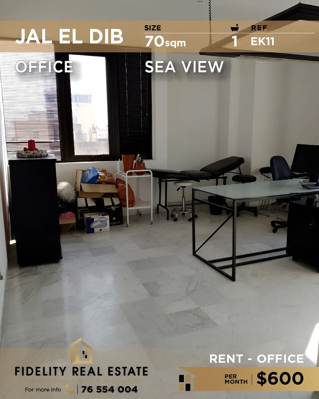Office for rent in Jal El Dib, Lebanon