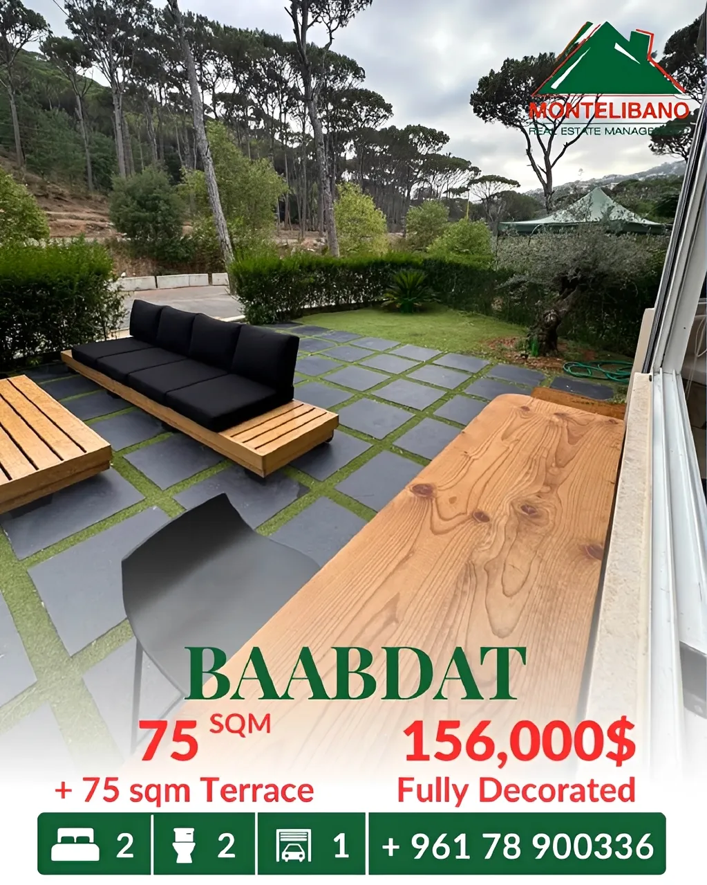 Apartment for sale in Baabdat, Lebanon