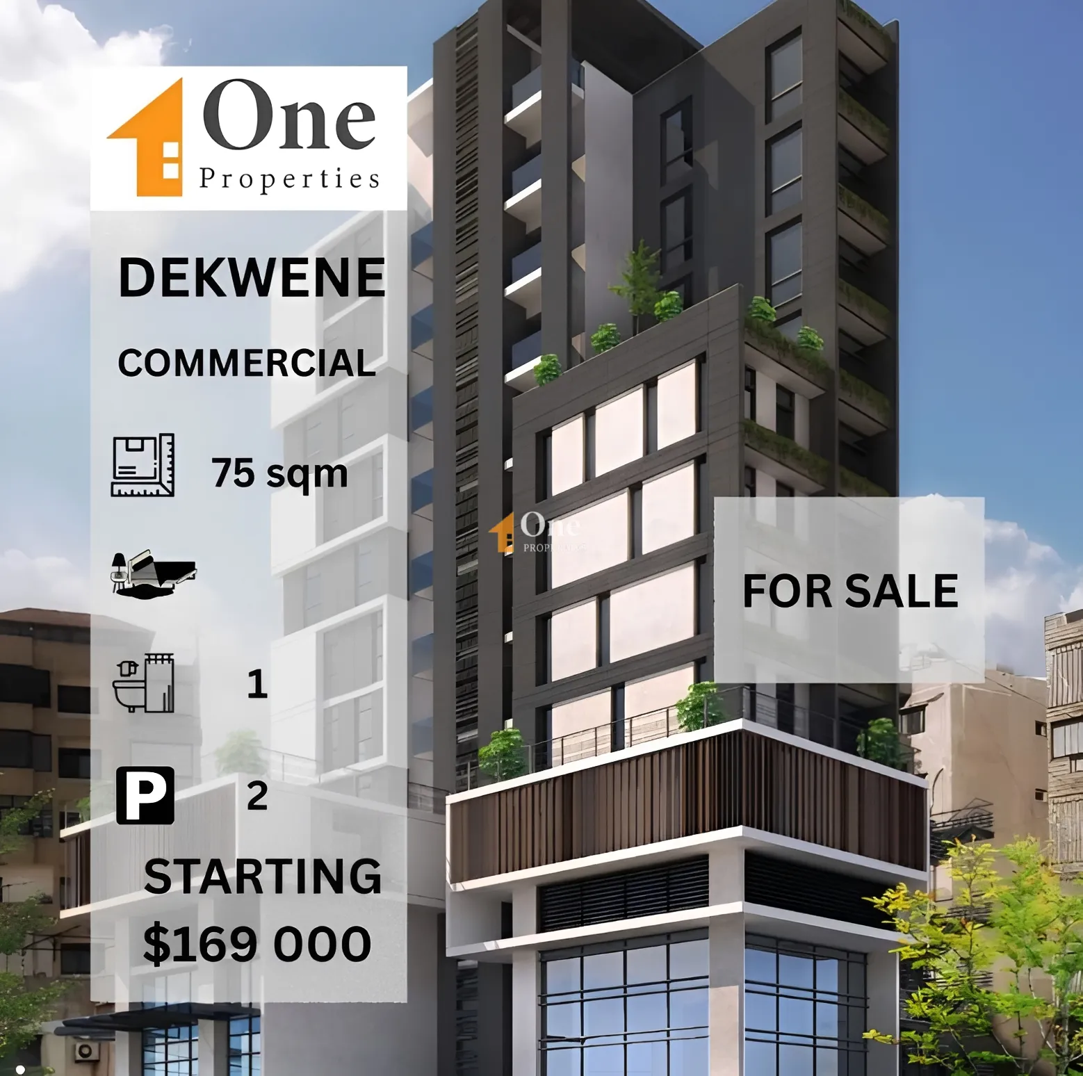 Office for sale in Dekwaneh, Lebanon