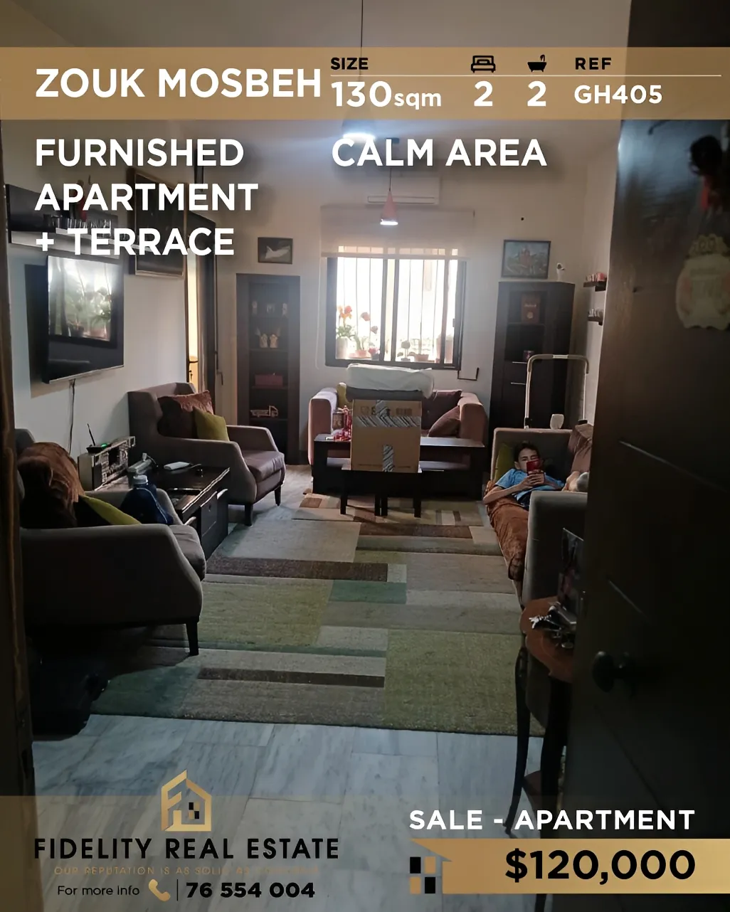 Apartment for sale in Zouk Mosbeh, Lebanon