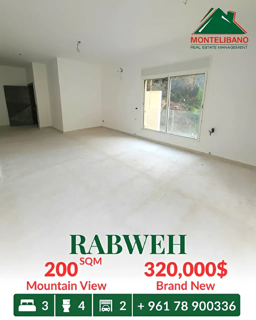 Apartment for sale in Rabweh