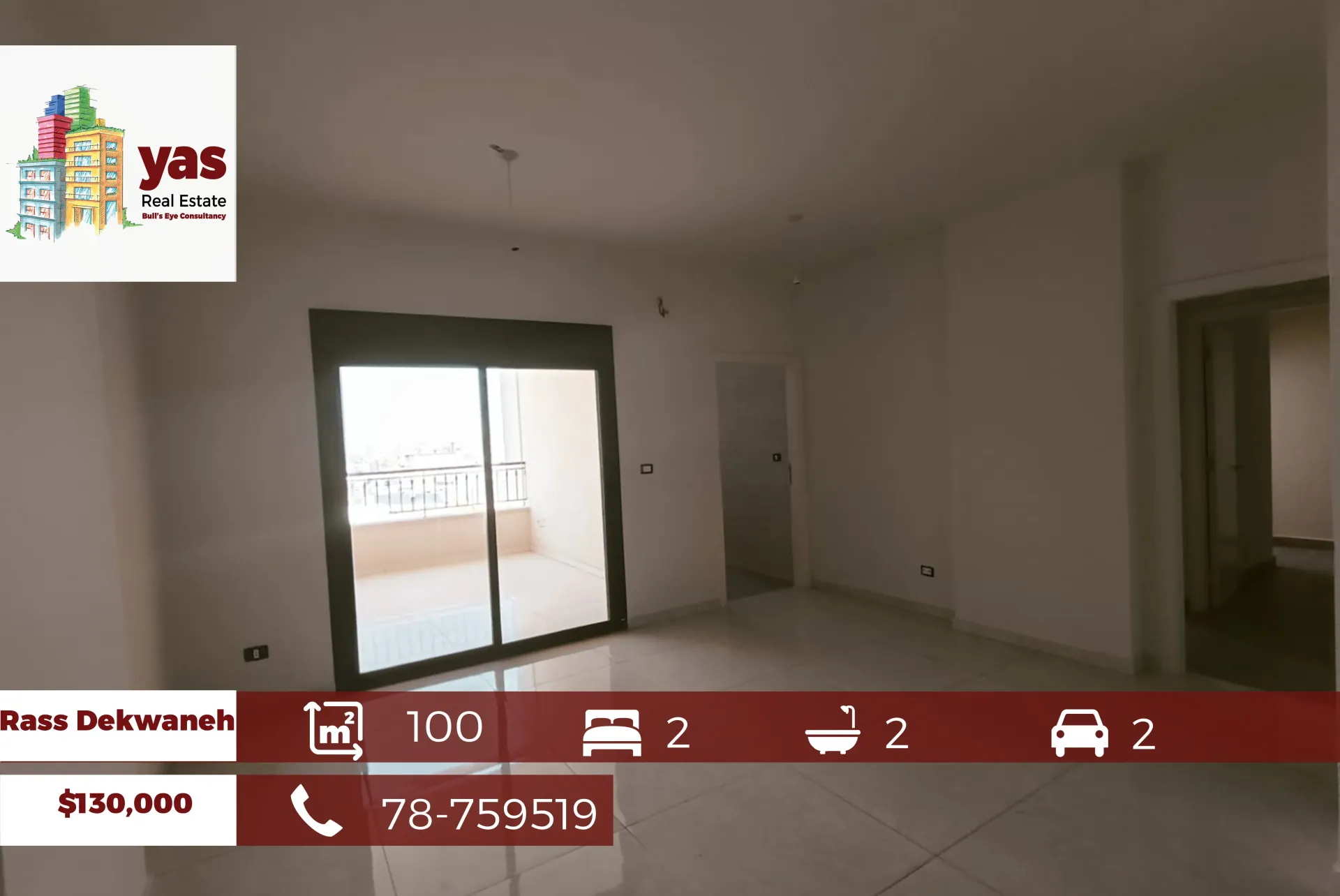 Apartment for Sale in Dekwaneh - 2 bed, 2 bath