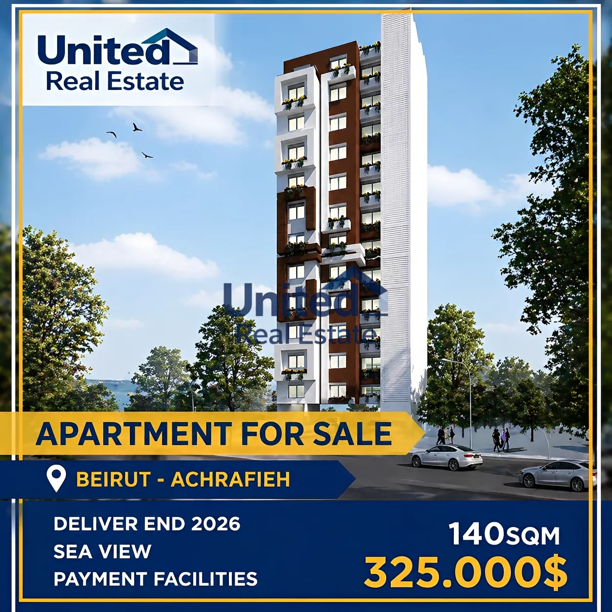 Apartment for sale in Achrafieh, beirut, lebanon