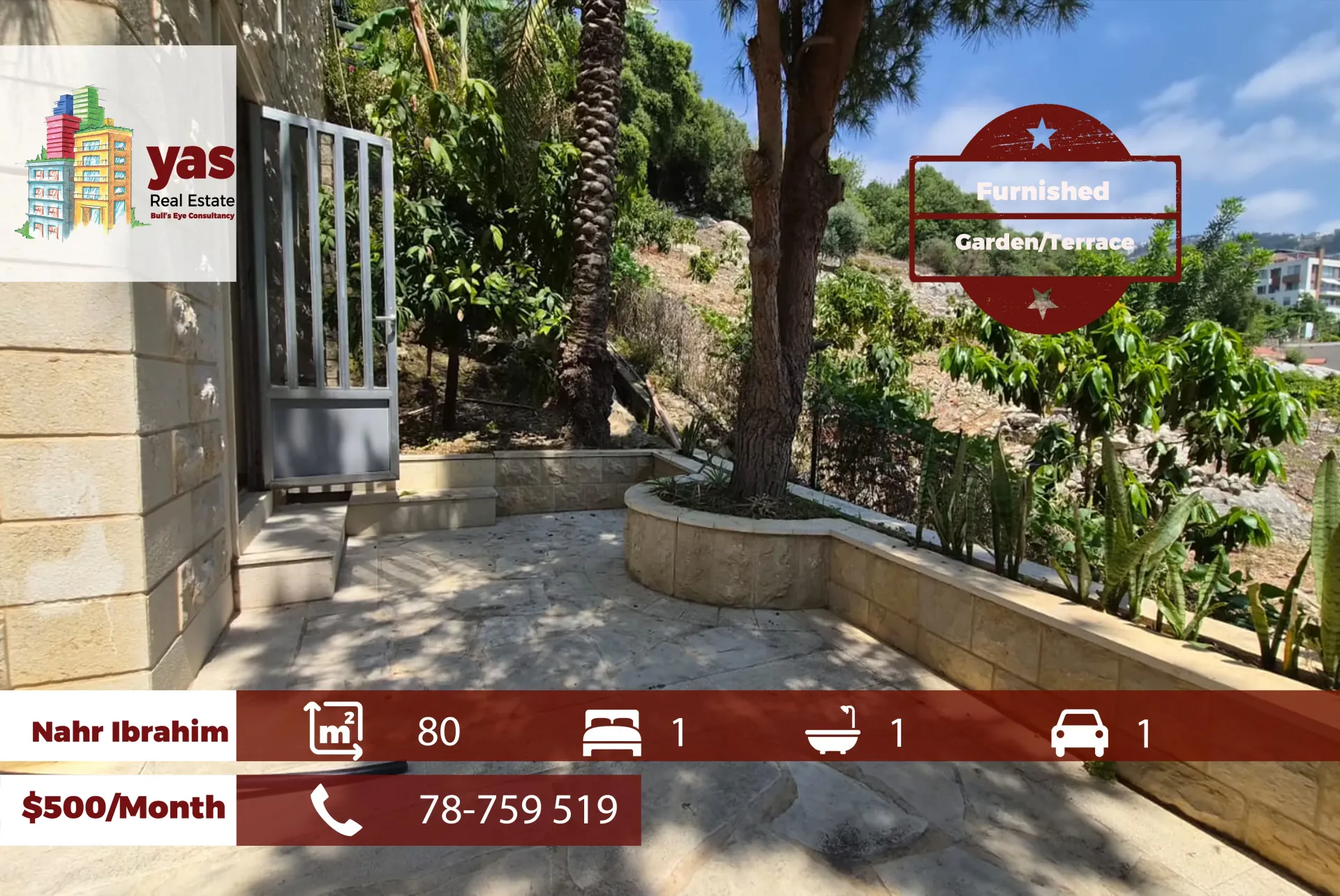 Apartment for Rent in Nahr Ibrahim