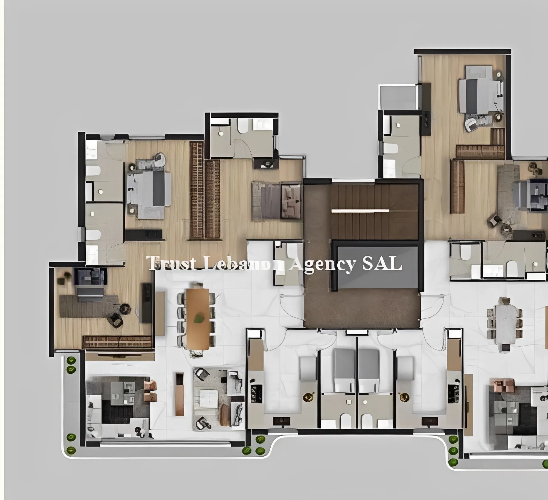 Apartment for Sale in Raouche Beirut Lebanon - 2 bed, 2 bath
