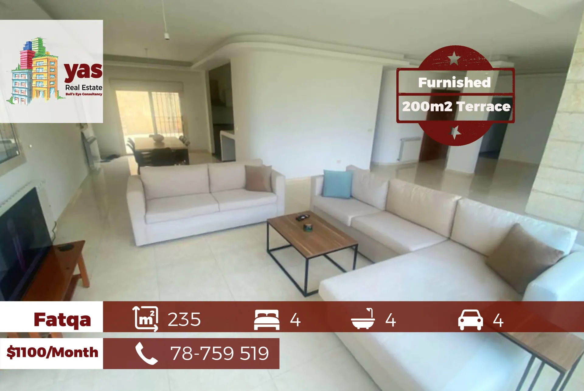 Apartment for Rent in Fatqa