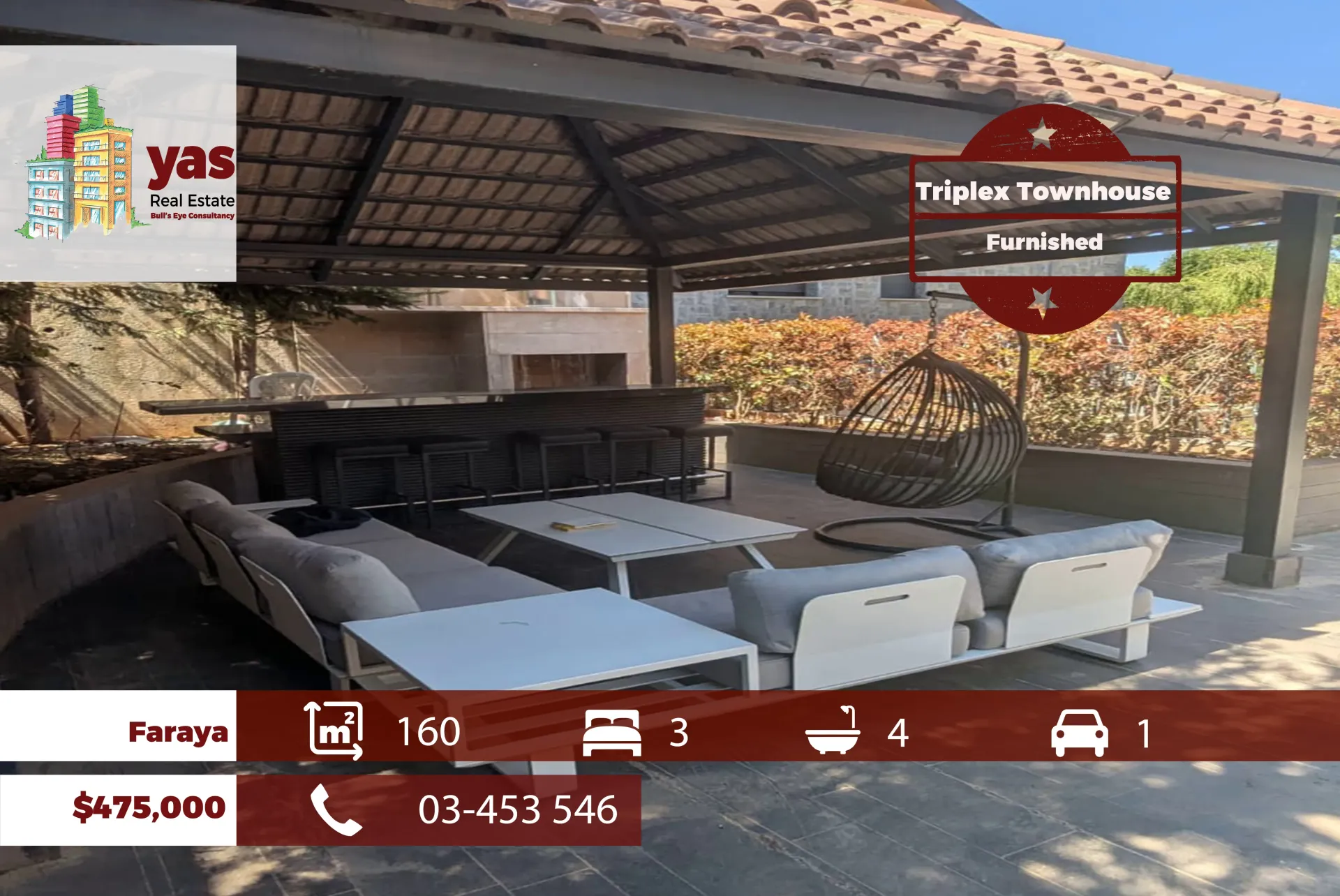 Apartment for Sale in Faraya - 3 bed, 4 bath