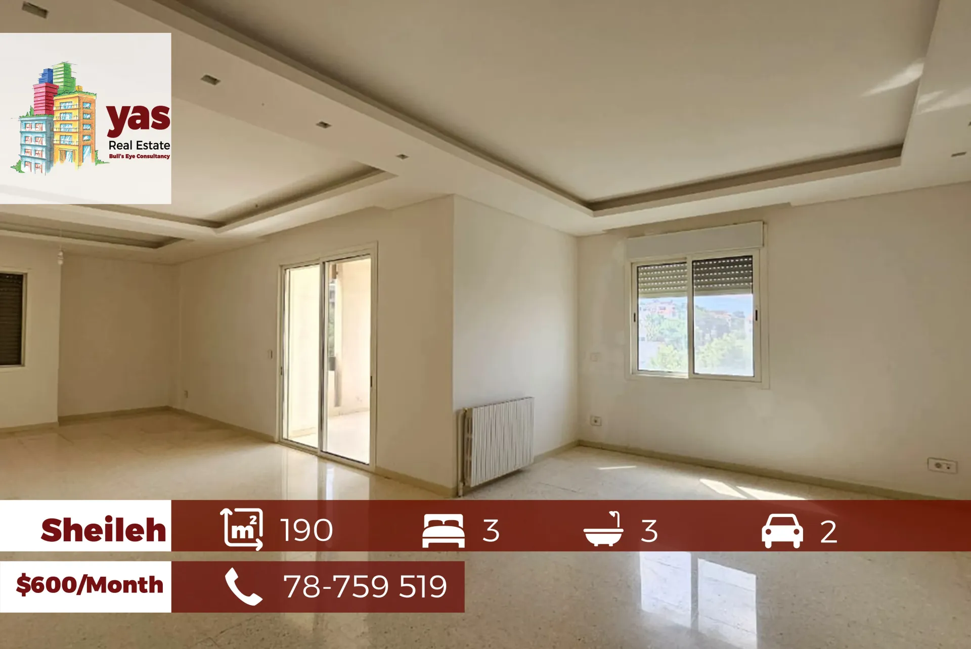Apartment for Rent in Sehaile - 3 bed, 3 bath