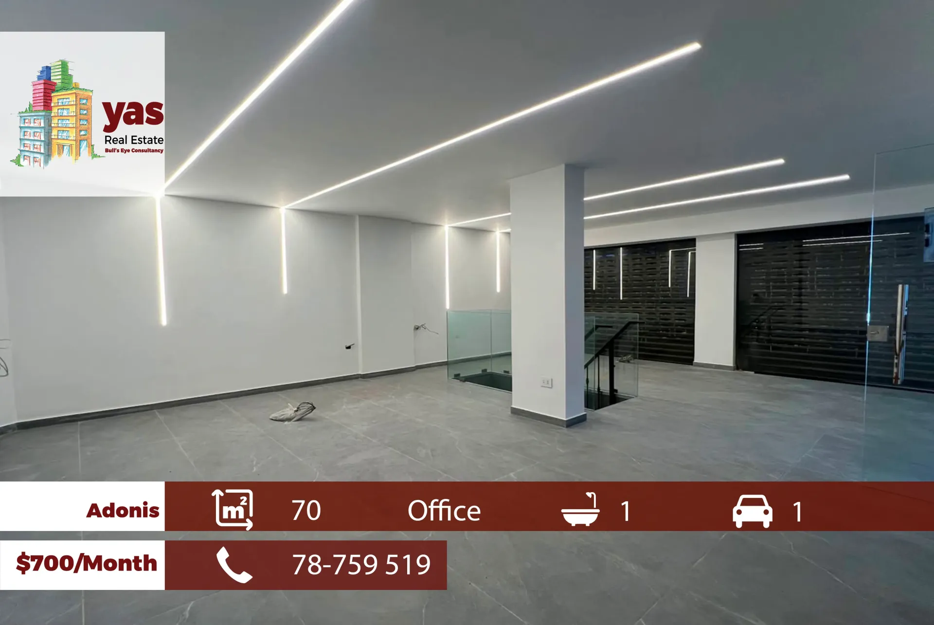 Office for rent in Adonis