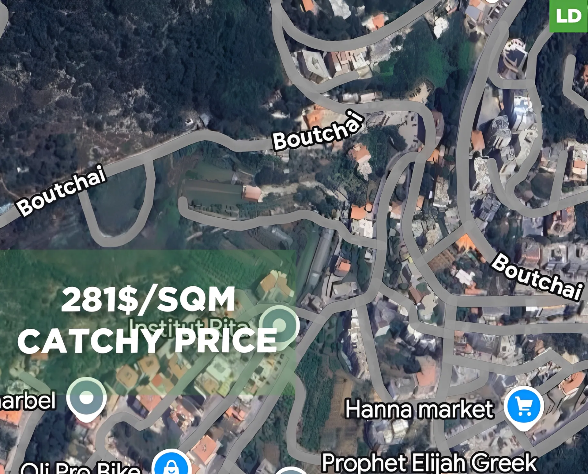 Land for Sale in Merdacheh