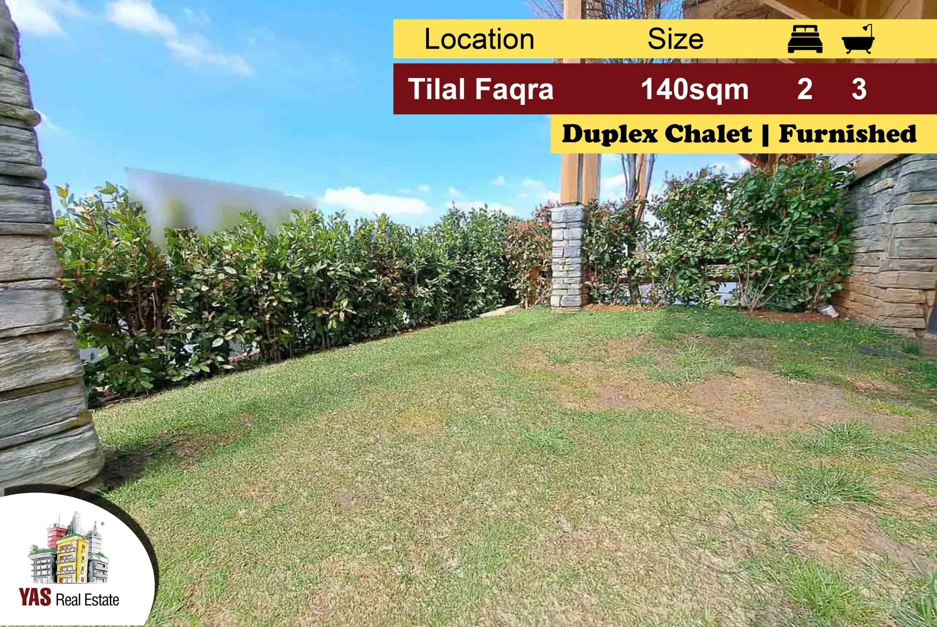 Chalet for rent in Faqra