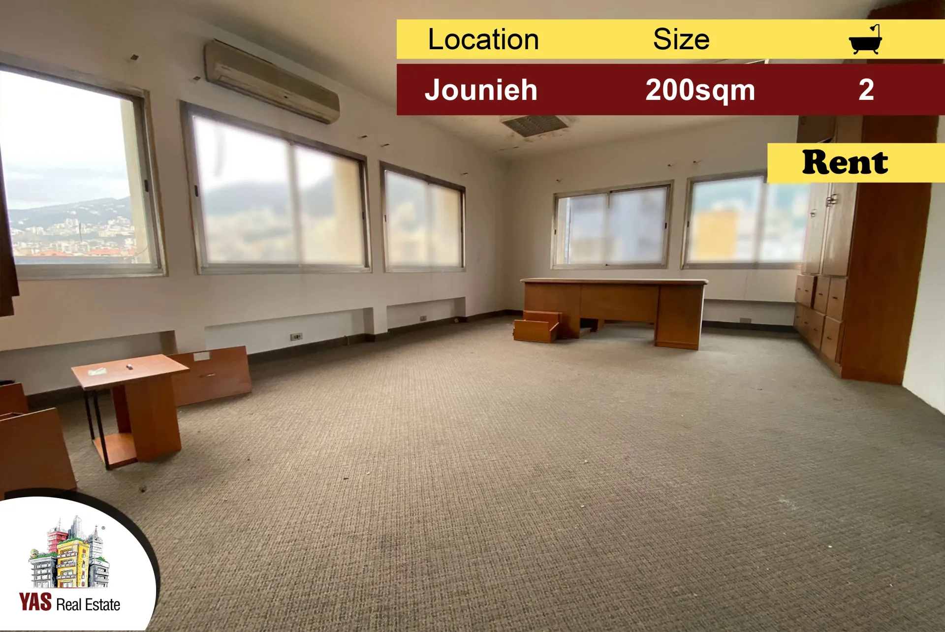 Office for rent in Jounieh