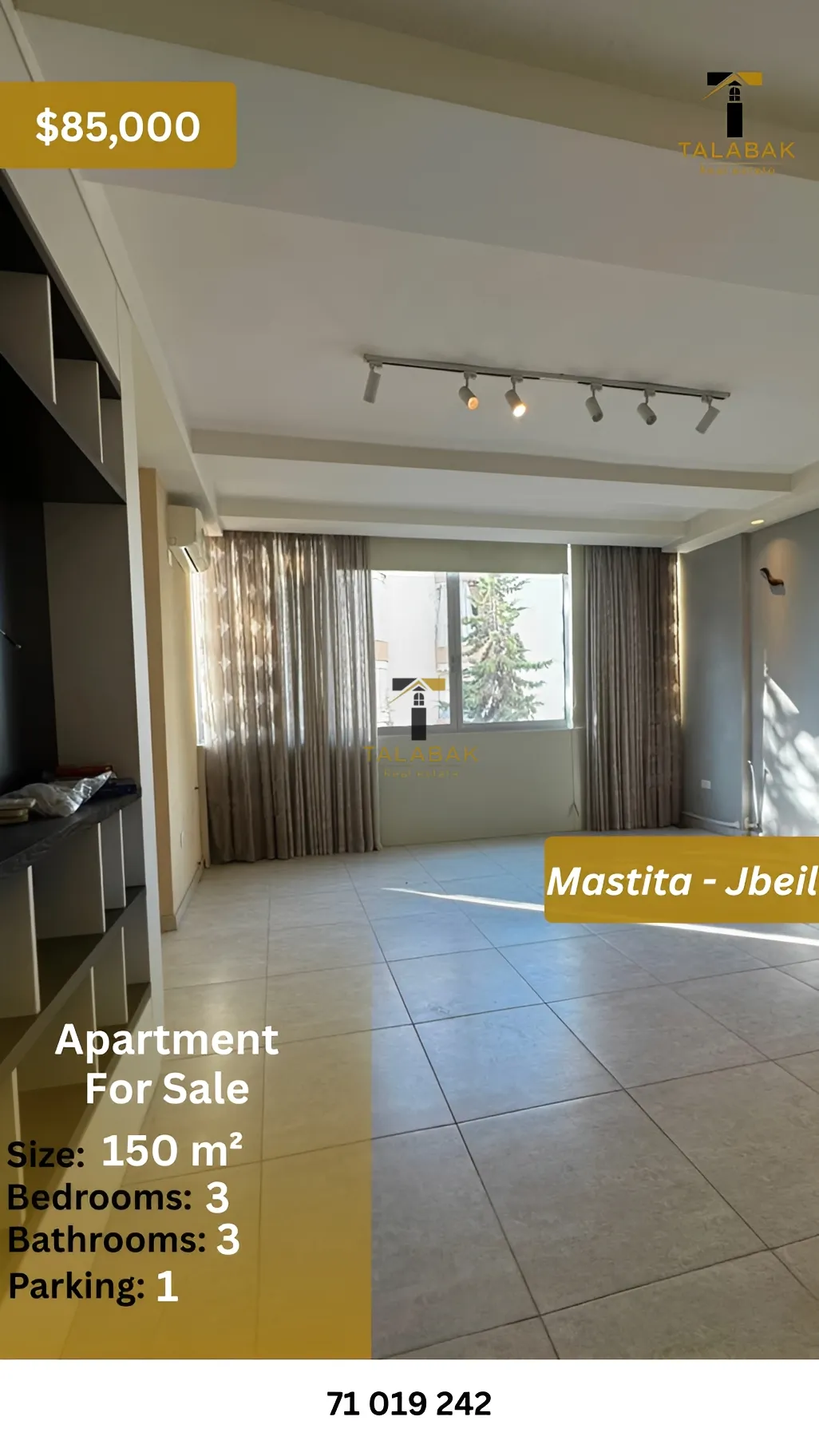 Apartment for sale in Mestita, Lebanon - 3 bed, 3 bath