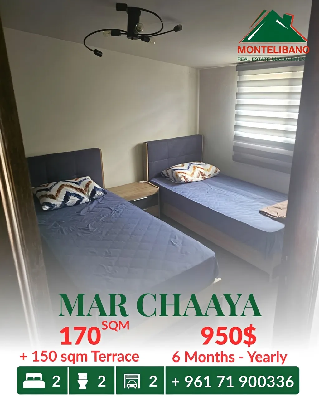 Apartment for rent in Mar Chaaya