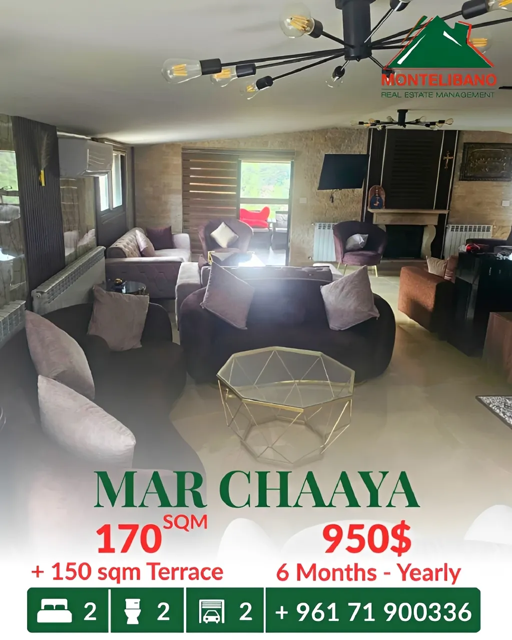 Apartment for rent in Mar Chaaya