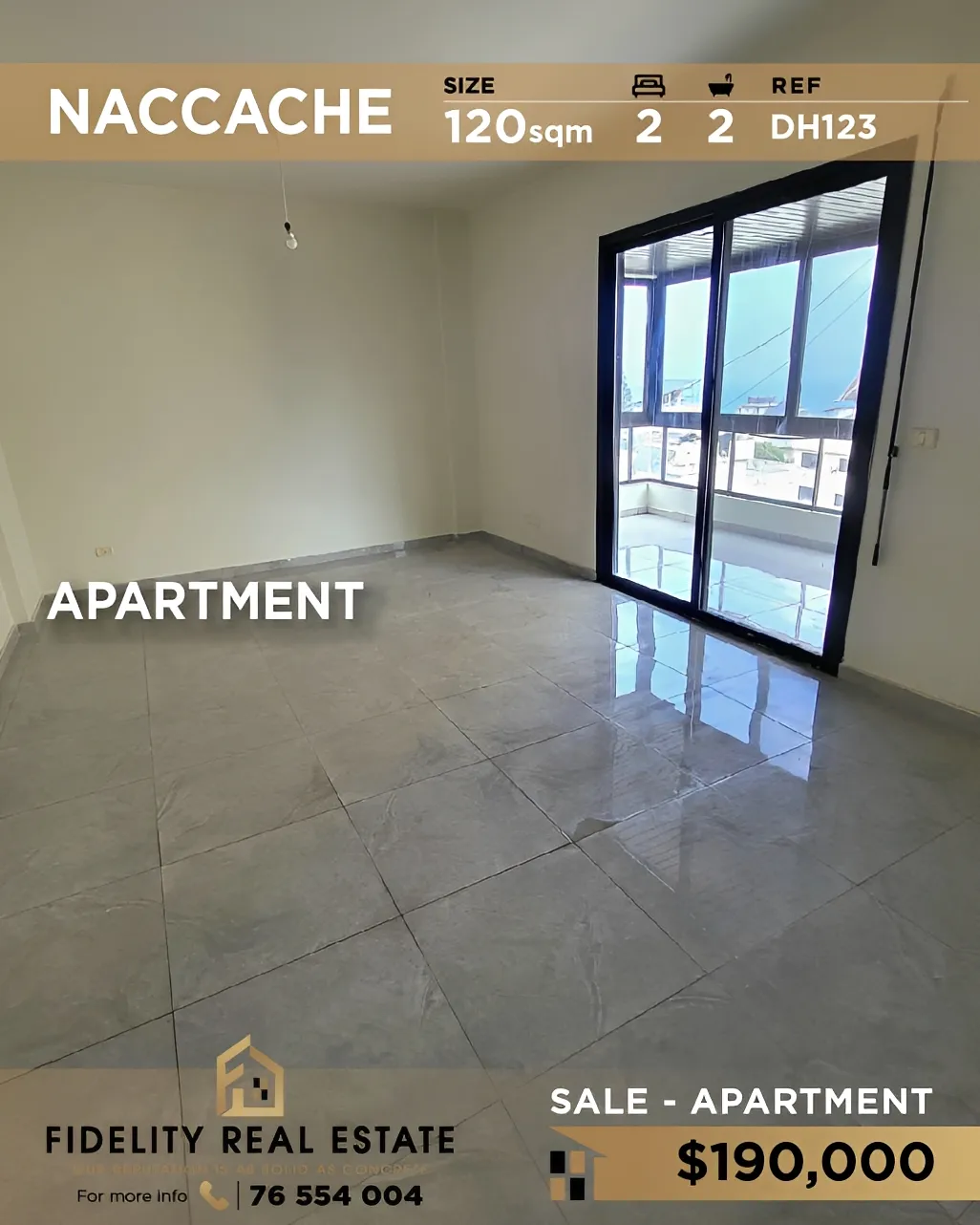 Apartment for sale in Naqqache, Lebanon