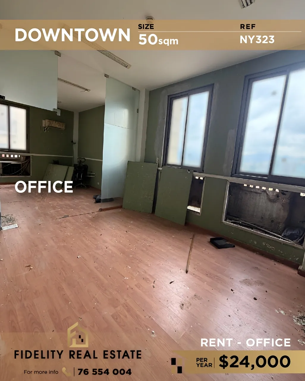 Office for rent in Downtown, beirut